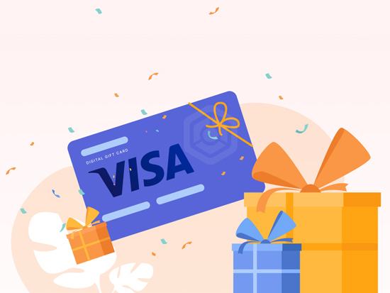 Visa Giftcard Illustration